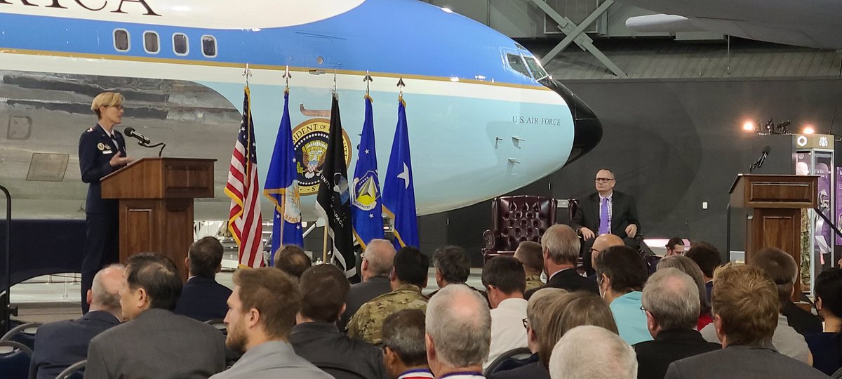 AFResearchLab's tweet photo. "It's truly amazing what youve done and what I hope you will continue to do." - Gen. Pringle sharing her closing remarks to this years Fellows and ECAs.
#AFResearchLab | #AFRLFellows | #AFRLECAs https://t.co/wJ0iRrtS6J