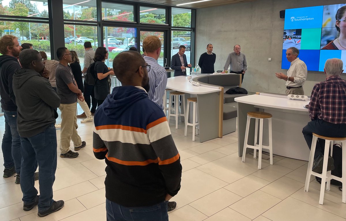 S_Afsh's tweet photo. Today we welcomed industry visitors from @IStructE Southern Regional Group and @wsp to our @UKCRIC National Infrastructure Labs @UoSEngineering - a great opportunity to form industry collaborations for future civil engineering research and education. https://t.co/dIyoziseQe