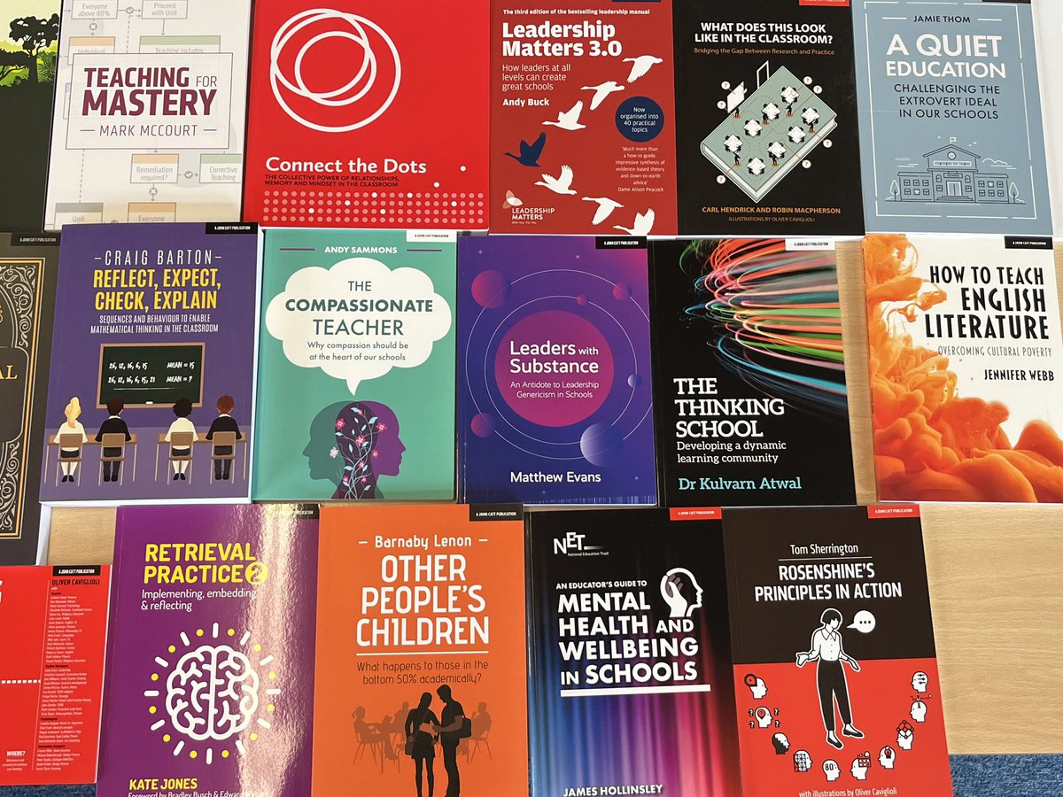 DaubeneyQoE's tweet photo. Well done @DaubeneyMaths and @ergonzo73 for winning this amazing prize of £350 worth of CPD books from @TeacherTapp . These books will be really useful for all of the Daubeney Staff to use. @cotton_nadine @LorraineHughe20 @ChilternLT https://t.co/OwtrAZraAR