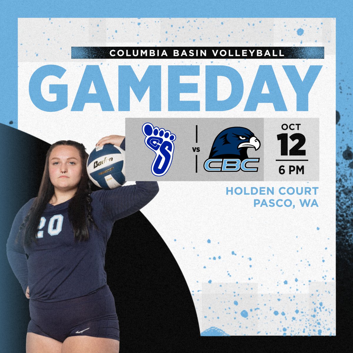 Hawks take on Spokane at home tonight!
#cbcvolleyball #allin
<a href="/CBCHAWKS_VBALL/">CBC Hawks Volleyball</a> <a href="/NWACSports/">NWAC</a>