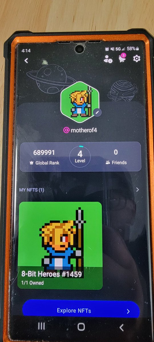 Just had my mom set up her <a href="/getMaiar/">X Portal</a> wallet! Now to get her some $EGLD and get it staked! 
I sent her this <a href="/8BitHeroes_NFT/">8-Bit Heroes NFT ⚡- FIFTH DROP LIVE 🚨</a> to begin her journey! Feel free to show her some love!
