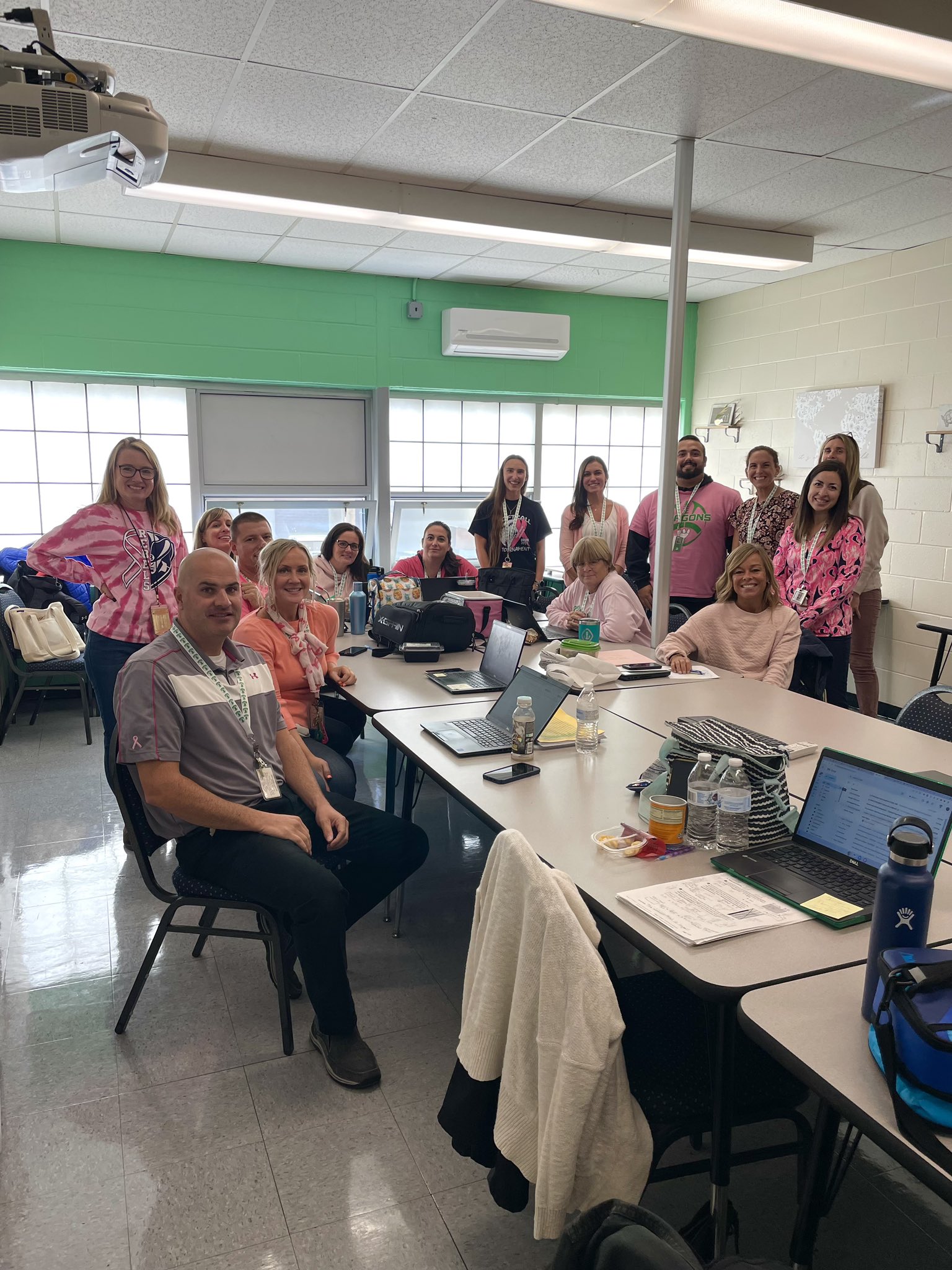 Lake Riviera Middle School on Twitter "Lakers wear pink to fight