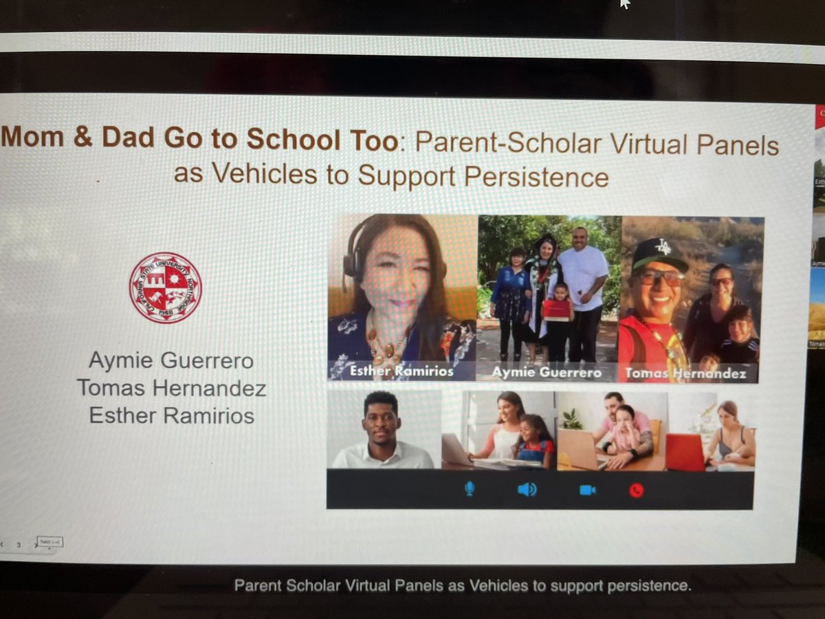 LMercadoLopez's tweet image. Such a great presentation! These panels not only provided spaces of community, support, and validation, but gave student parents institutional presence that has been used to show need for investment in resources, programming, and space #csustudentsuccess2022