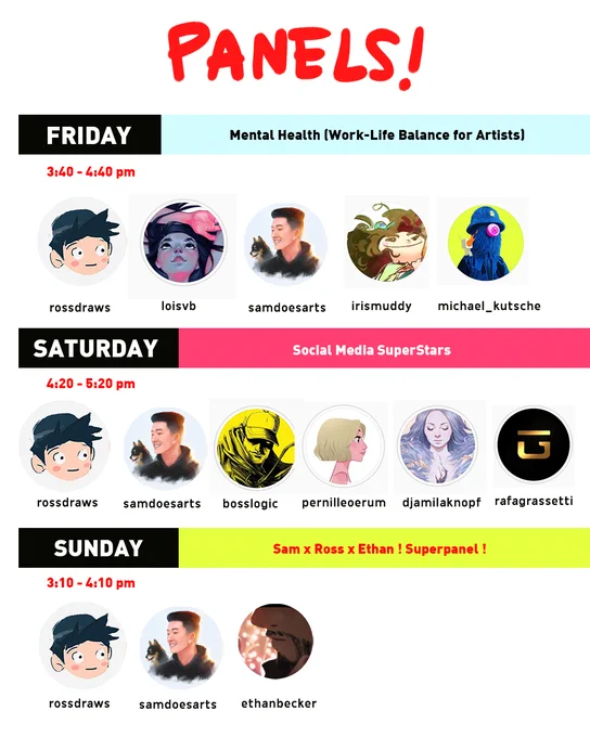 See you guys at  !! I'll be at booth 815 &amp; doing a few panel with friends  