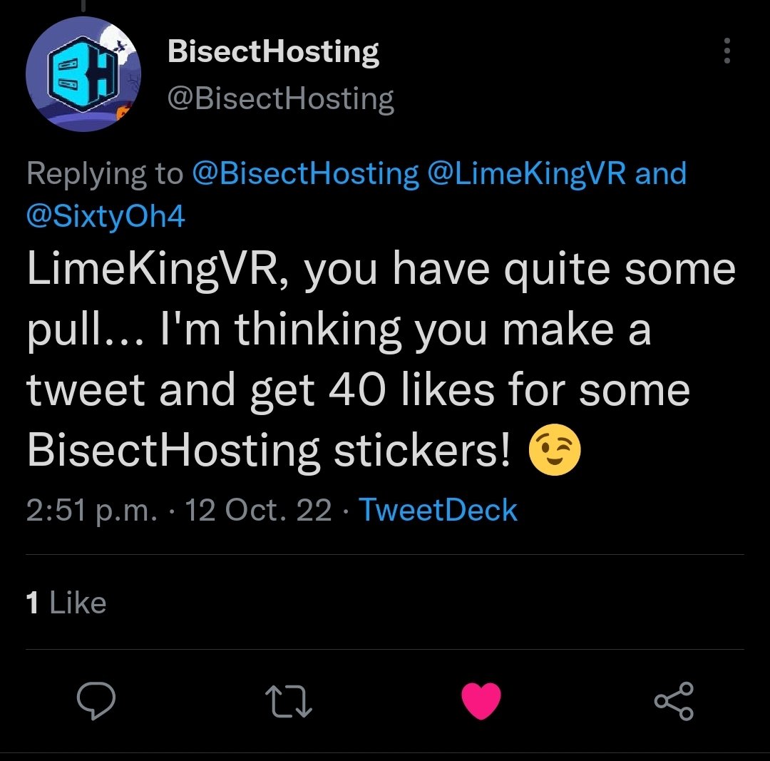 LimeKingVR on Twitter "YOU KNOW WHAT TO DO,LIKE THE TWEET SO I CAN GET