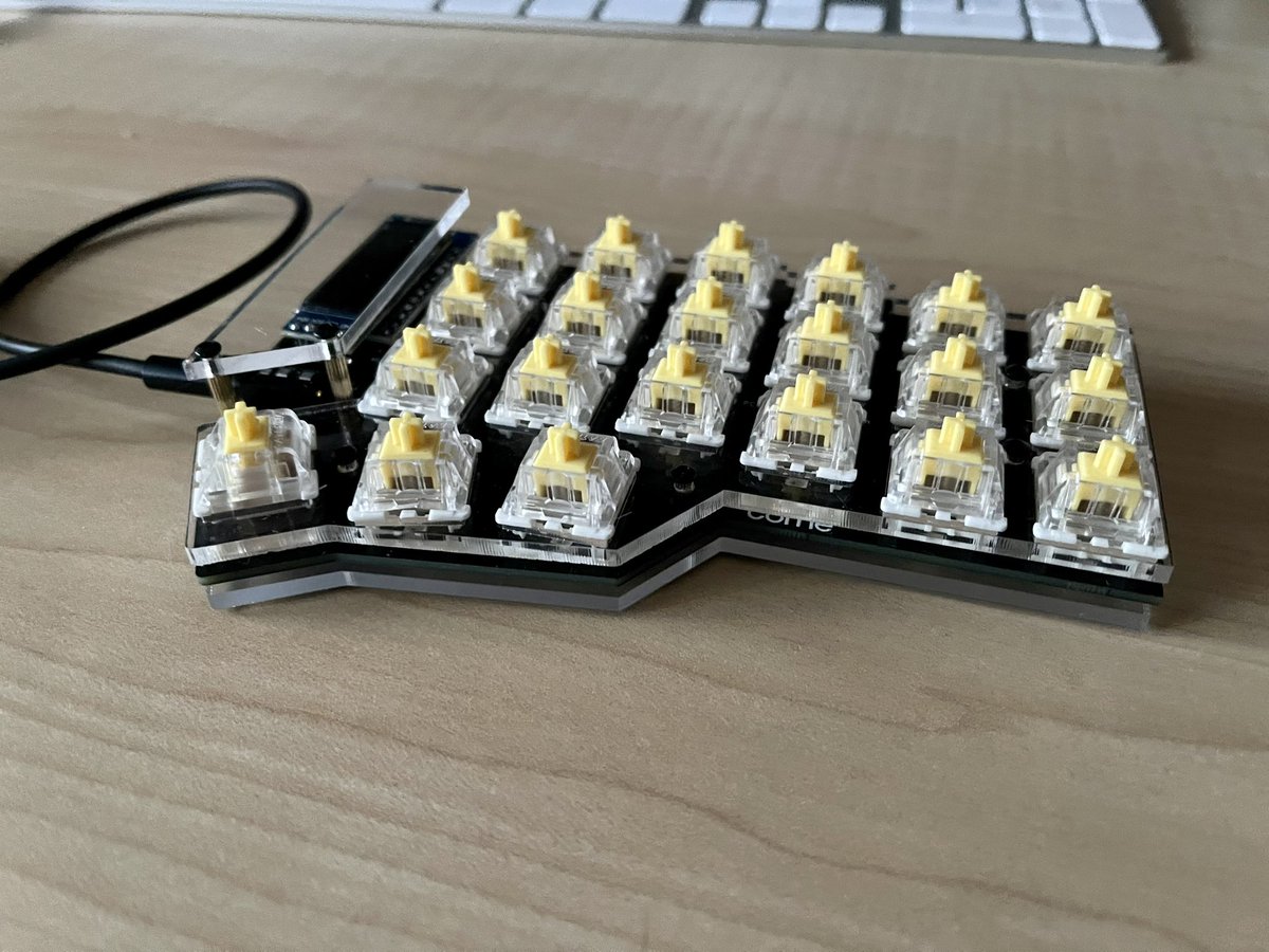 achamorro_dev's tweet photo. ✅ Fase 1 del proyecto

#keyboard #customkeyboard #corne https://t.co/hAZHnCApW9