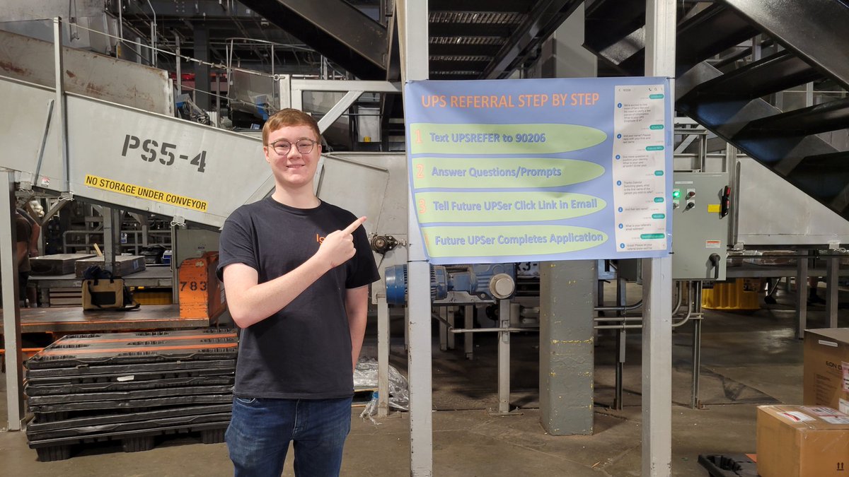 Carter says my sister Delaney text UPSRefer to 90206, she answered some questions I clicked the link in my email now we are on our way to each earning  $250 after I work my first 30 days. Then $250 more after I reach 60 days. #UPSrocks
<a href="/bgtighe/">Brian Tighe</a> <a href="/Courtneybarham4/">Courtney barham</a> <a href="/tannercain98/">Tanner Cain</a>
