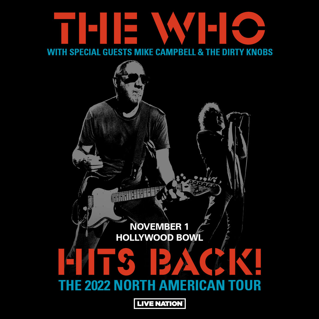 Now’s your chance to see The Who live! Grab tickets now for this incredible show at the Hollywood Bowl! 🤘

Tickets: bit.ly/thewho_110122_…