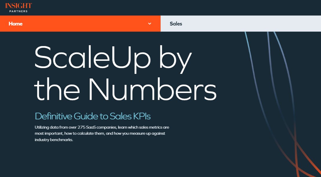 SaaS Sales KPIs for Startups at Every Stage by <a href="/insightpartners/">Insight Partners</a> 

#SaaS #SalesKPIs