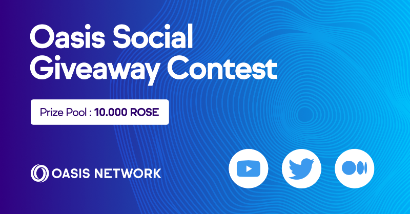 OasisProtocol's tweet photo. Don’t forget to join our newest social giveaway!

We’re rewarding Oasis community members (new and old) for staying up to date on everything in the Oasis ecosystem

Your bag of $ROSE is waiting for you 😎👇