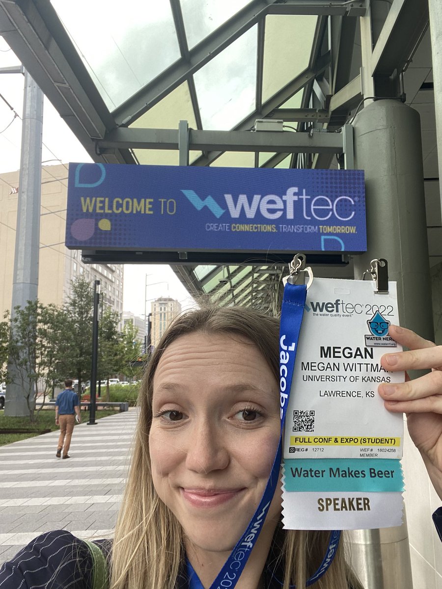 MeganOWittman's tweet photo. That’s a wrap! An amazing experience presenting for the first time @WEFTEC. Inspired by the research and work our field does for a life free of water challenges! https://t.co/mnKmmJOL5W