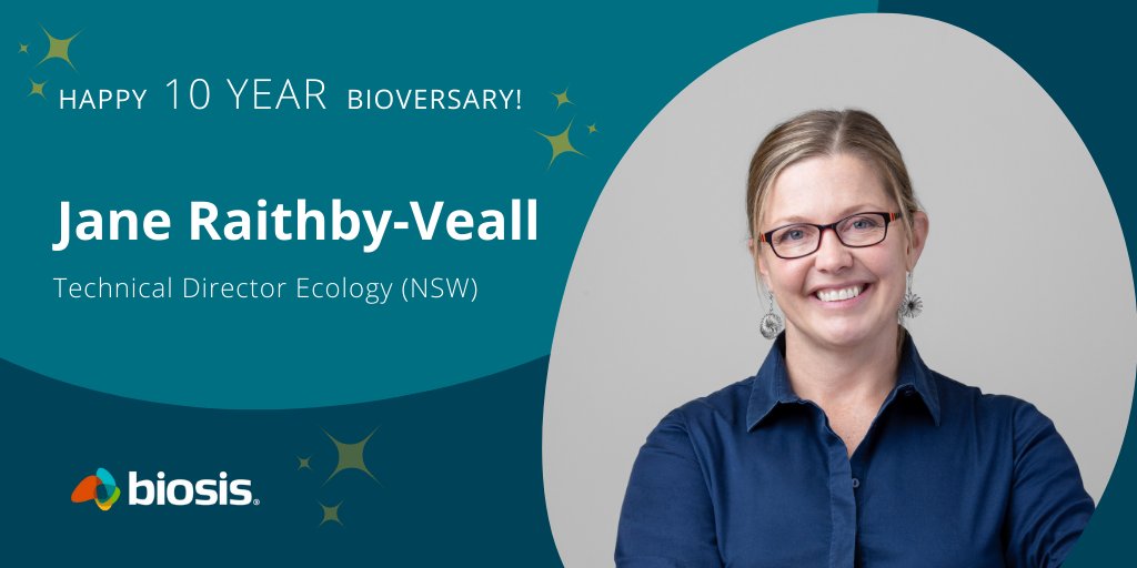 Happy 10 year bioversary to our wonderful Technical Director Ecology (NSW), Jane Raithby-Veall 👏 We are so lucky to have your knowledge, experience and dry sense of humour!