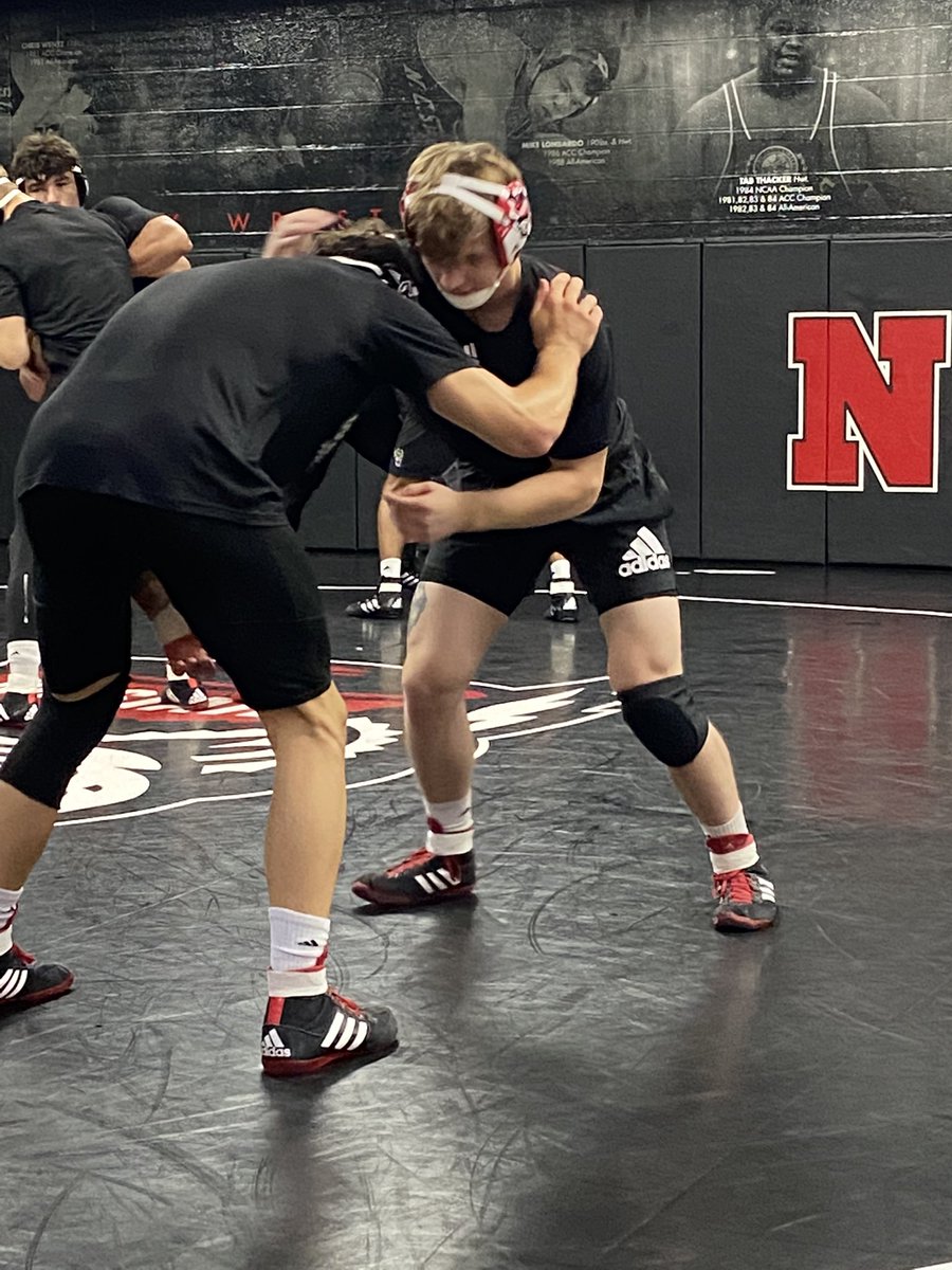 NCAAWrestling's tweet photo. Time to grind! 😤

#NCAAWrestling x 📸 @PackWrestle 
https://t.co/cokhMs7fSR