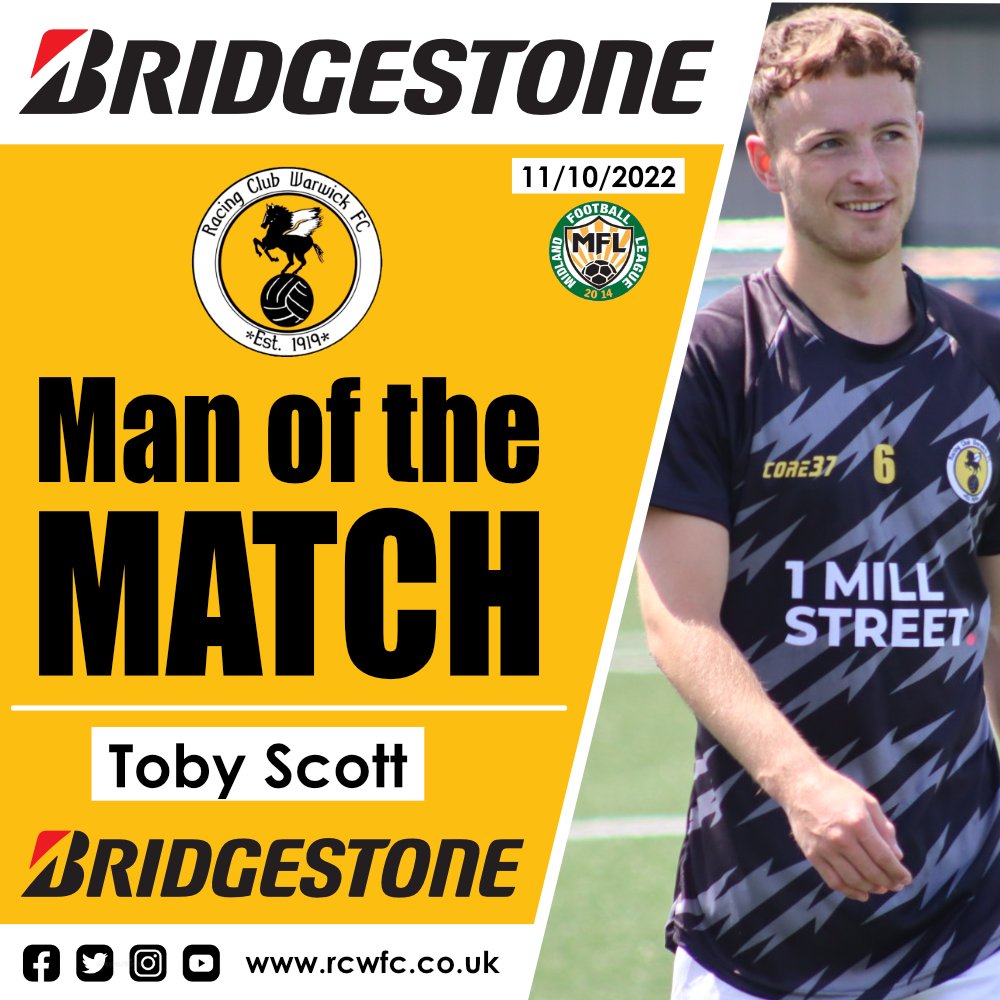 𝗠𝗮𝗻 𝗼𝗳 𝘁𝗵𝗲 𝗠𝗮𝘁𝗰𝗵 🏆

Yesterdays <a href="/Bridgestone/">Bridgestone</a> Boards Man of the Match was Toby Scott

#UTR 🟡⚫