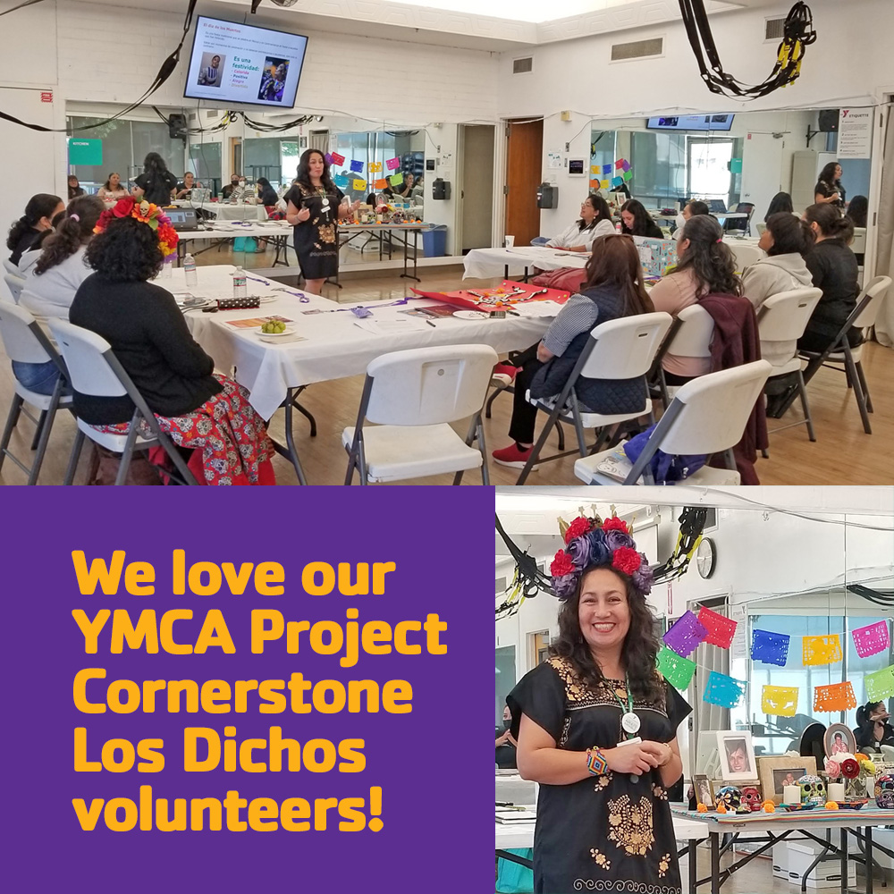 Hispanic Heritage Month Spotlight: We love our YMCA Project Cornerstone Los Dichos volunteers who honor and acknowledge the language, traditions and culture of the Latino community through sharing children's literature in our local classrooms.