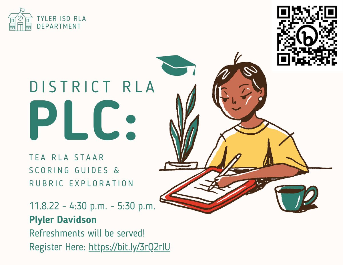 TylerIsdELAR's tweet image. Attention RLA Teachers! Check out these collaboration opportunities! 👀⬇️