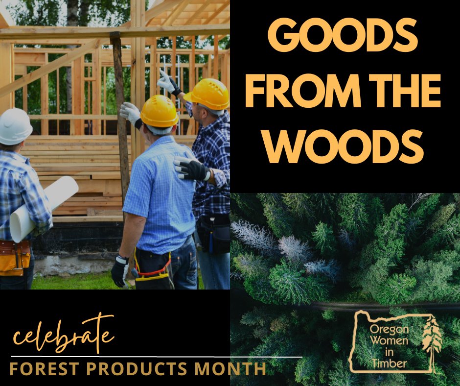 OR_Women_Timber's tweet photo. It’s—at last!—officially National Forest Products Week. How are you celebrating our forests &amp; forest sector this week? #forestproductsmonth #goodsfromthewoods #forestproud #beforestproud #forestproudoregon #managedforestsareforever #forthetrees https://t.co/dgJfwjTls9