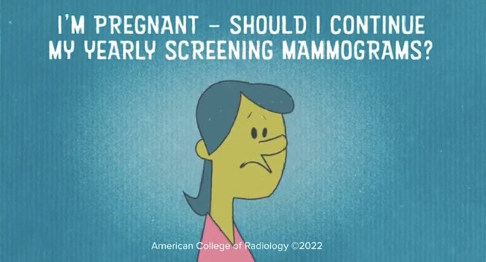 Nina Vincoff MD (@ninavincoffmd) on Twitter photo Today is Day 12 of 31 Days to #EndTheConfusion about #breastcancer screening.
Mammography screening is safe during pregnancy and breastfeeding. Get the facts in this patient friendly video from <a href="/RadiologyACR/">American College of Radiology</a> #BCAM #SBI31
youtu.be/-9UCf00T--w Today is Day 12 of 31 Days to #EndTheConfusion about #breastcancer screening.
Mammography screening is safe during pregnancy and breastfeeding. Get the facts in this patient friendly video from <a href="/RadiologyACR/">American College of Radiology</a> #BCAM #SBI31
youtu.be/-9UCf00T--w