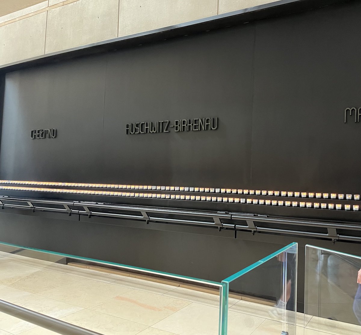 MrTscienceguy's tweet photo. The reflection room at the Holocaust Museum so very powerful- Bus 1 boys and girls were incredibly respectful and interested!! https://t.co/TH7qSOE451