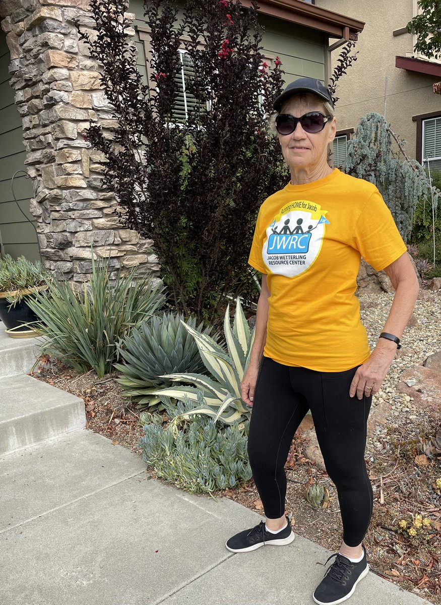 CarolineLoweTV's tweet photo. Another remote (CA) Running HOME for Jacob 5K run is in the books. #11forJacob #JacobWetterling @JWRCSafeKids https://t.co/5ZN8thKEdH