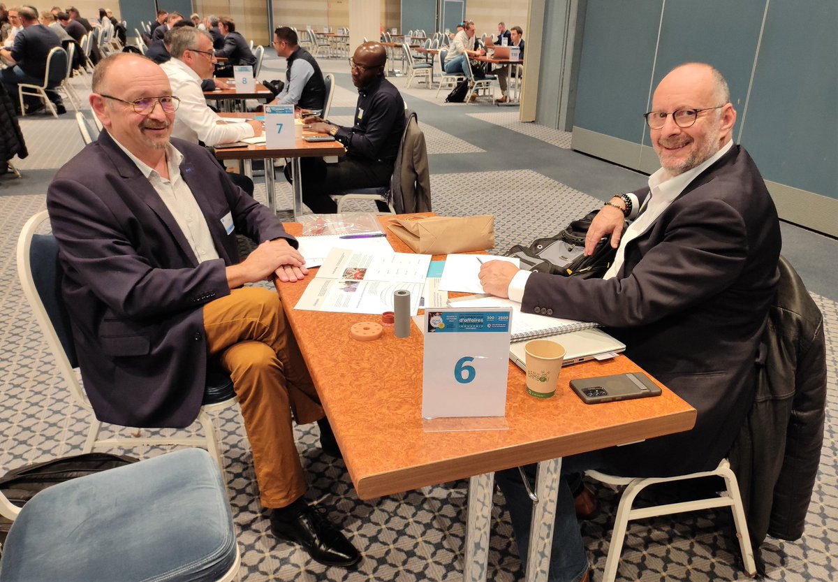 Chers Donneurs d'ordres de l #ECOSYSTEMCLEON4.0 : Participer aux « Rendez-vous d’Affaires de Normandie » révèle votre fort engagement #RSE. Ensemble pour l'#ancrageterritorial et pour bâtir des liens encore plus forts avec le tissu local.
Beatriz CORMIER 
<a href="/V_Laudat/">Vincent Laudat</a>
<a href="/CCIRouenM/">CCI Rouen Métropole</a>