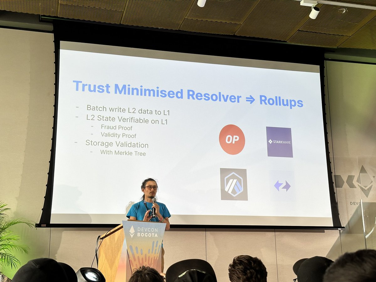 simpledoteth's tweet photo. ENS data stored on L2s can be verified trustlessly @makoto_inoue 🔥🔥🔥 
at @EFDevcon https://t.co/t30PTtaLgA