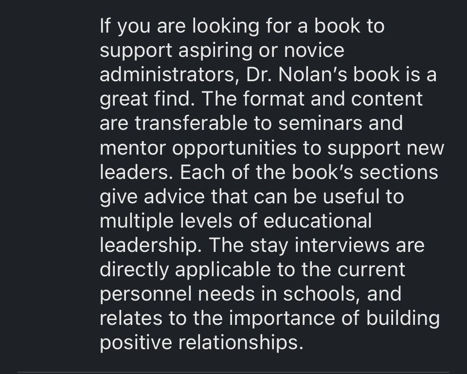 Look at the latest review for The Essential Handbook for Highly Effective School Leaders from a school performance expert!