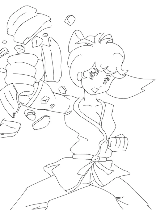 ハロウィンの絵を描かなければ!ハロウィンといえばカボチャ…こんな感じ?(違う)#朝落書き #落書き #ハロウィン #カボチャ 