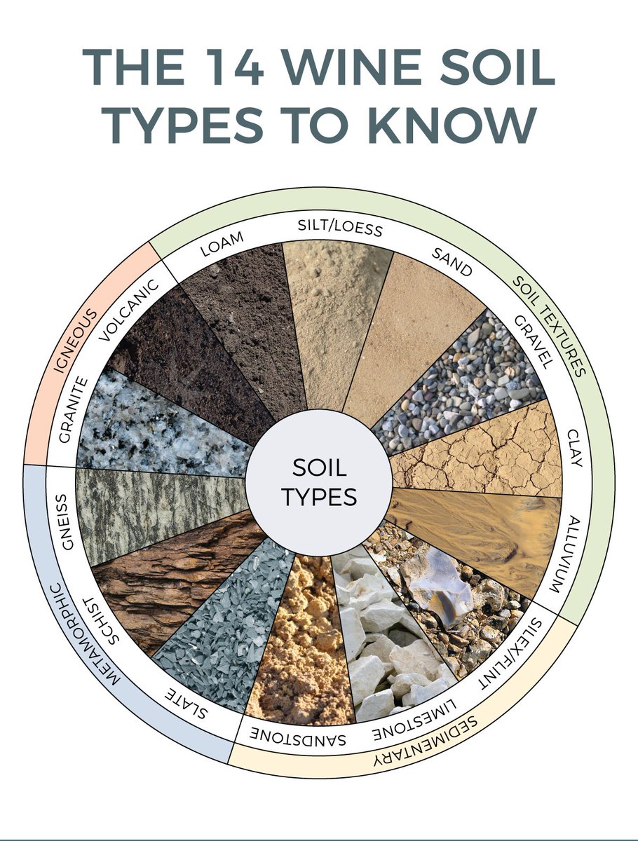 An Illustrated Guide to the Most Important Wine Soils You Should Know bit.ly/3fTKu9r by <a href="/VinePair/">VinePair</a> #wineknowledge #KNOWLEDGE #knowledgeispower #wineworldnews