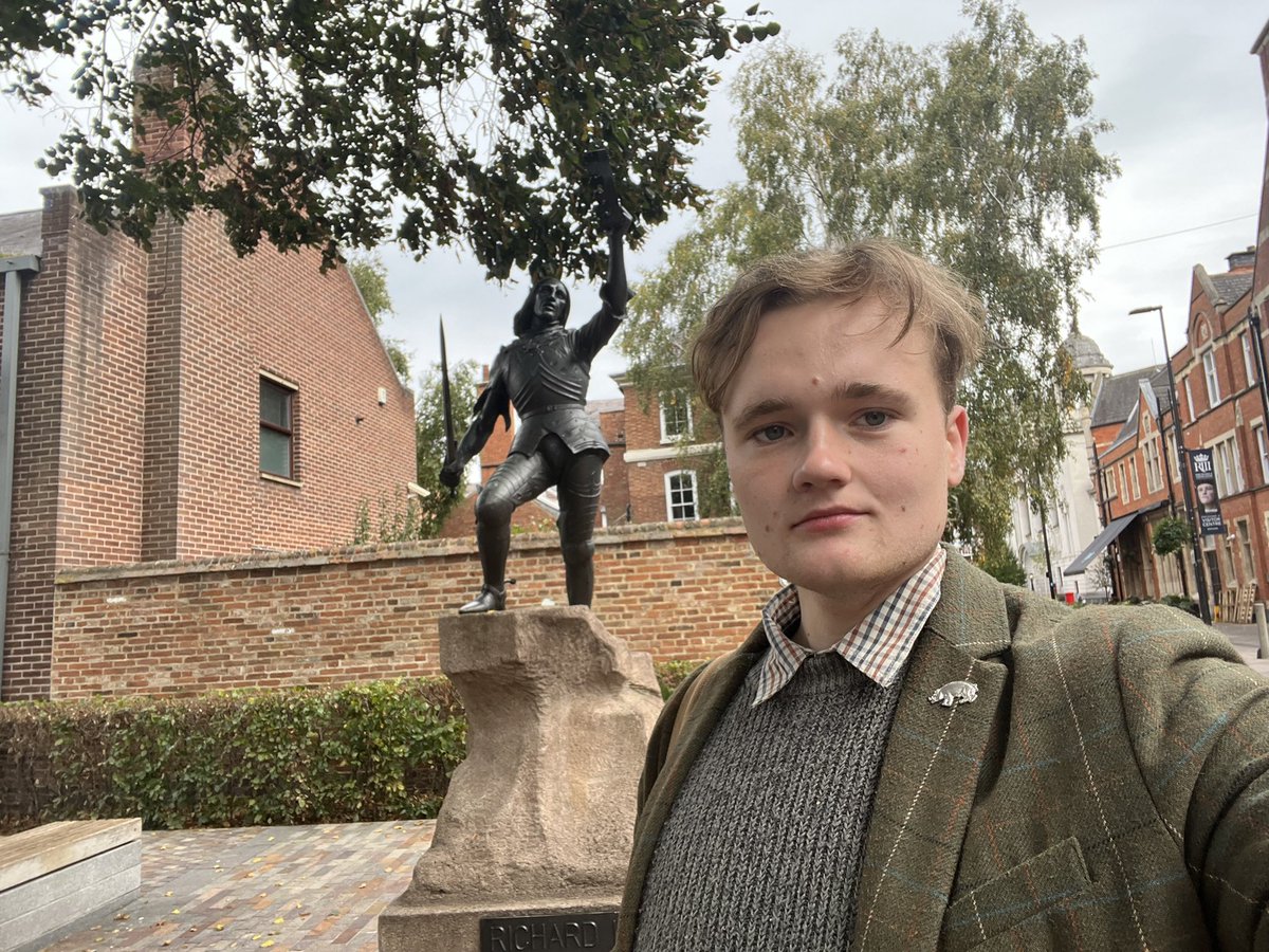 Made the pilgrimageto Leicester for the first time today to see ‘The most famous prince in blessed memory’.

<a href="/TheLostKingUK/">The Lost King</a> was splendid, and felt right to see it in Leicester itself 

 <a href="/rsociety_iii/">Richard III Society</a>