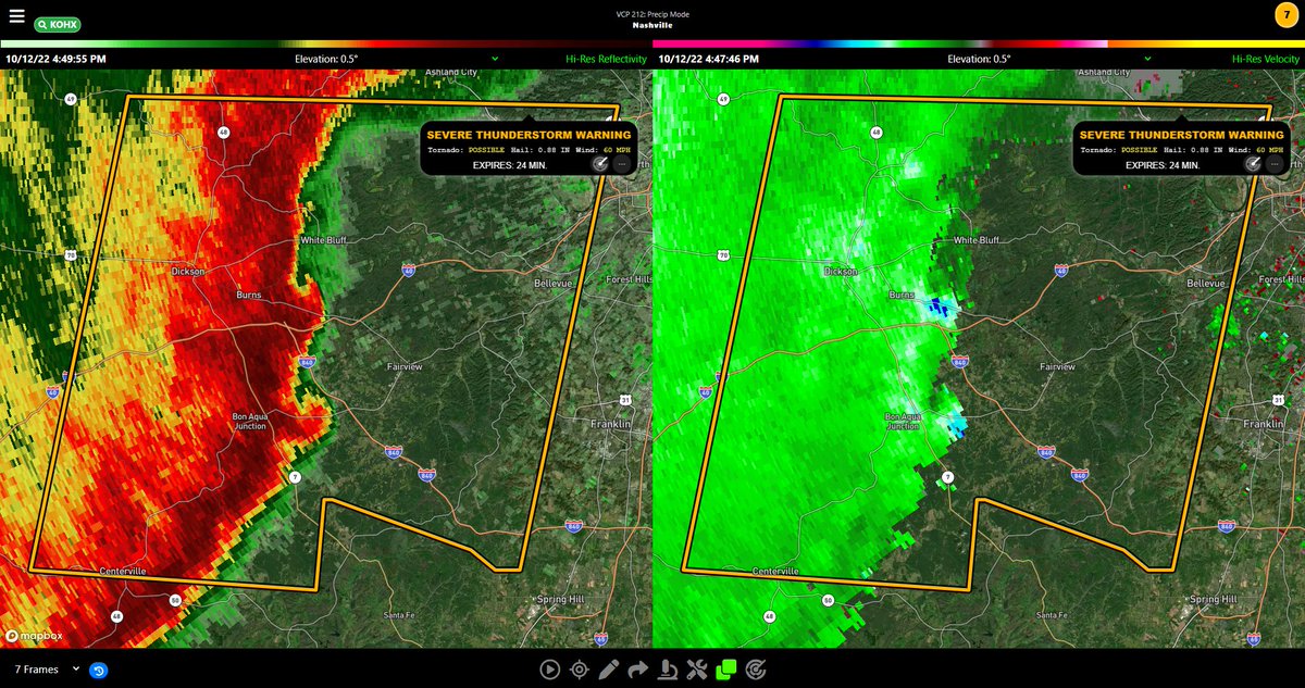 RadarOmega on Twitter "Severe Thunderstorm Warning including Dickson TN, Fairview TN, and