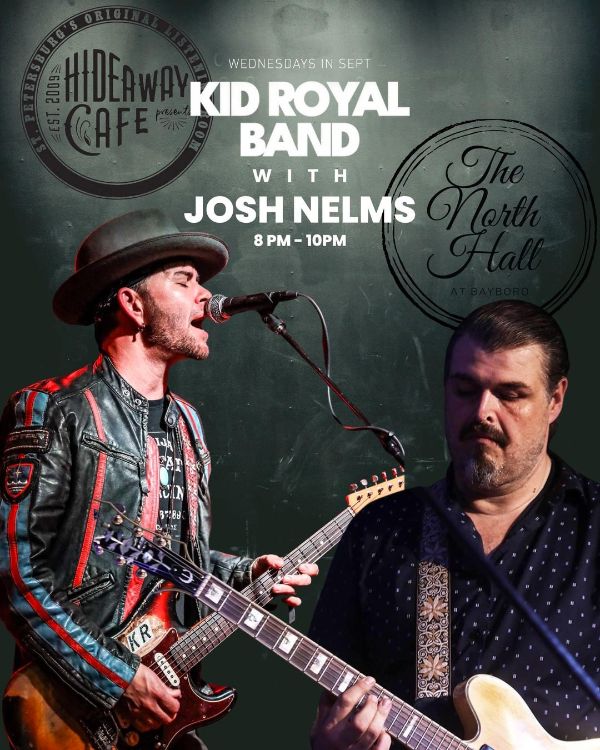 Hideaway Nights @ Bayboro w/ Kid Royal Band tonight + LIMITED TIME PROMO for Ellis Paul @ 7c this Friday! - mailchi.mp/e47f901a432f/t…