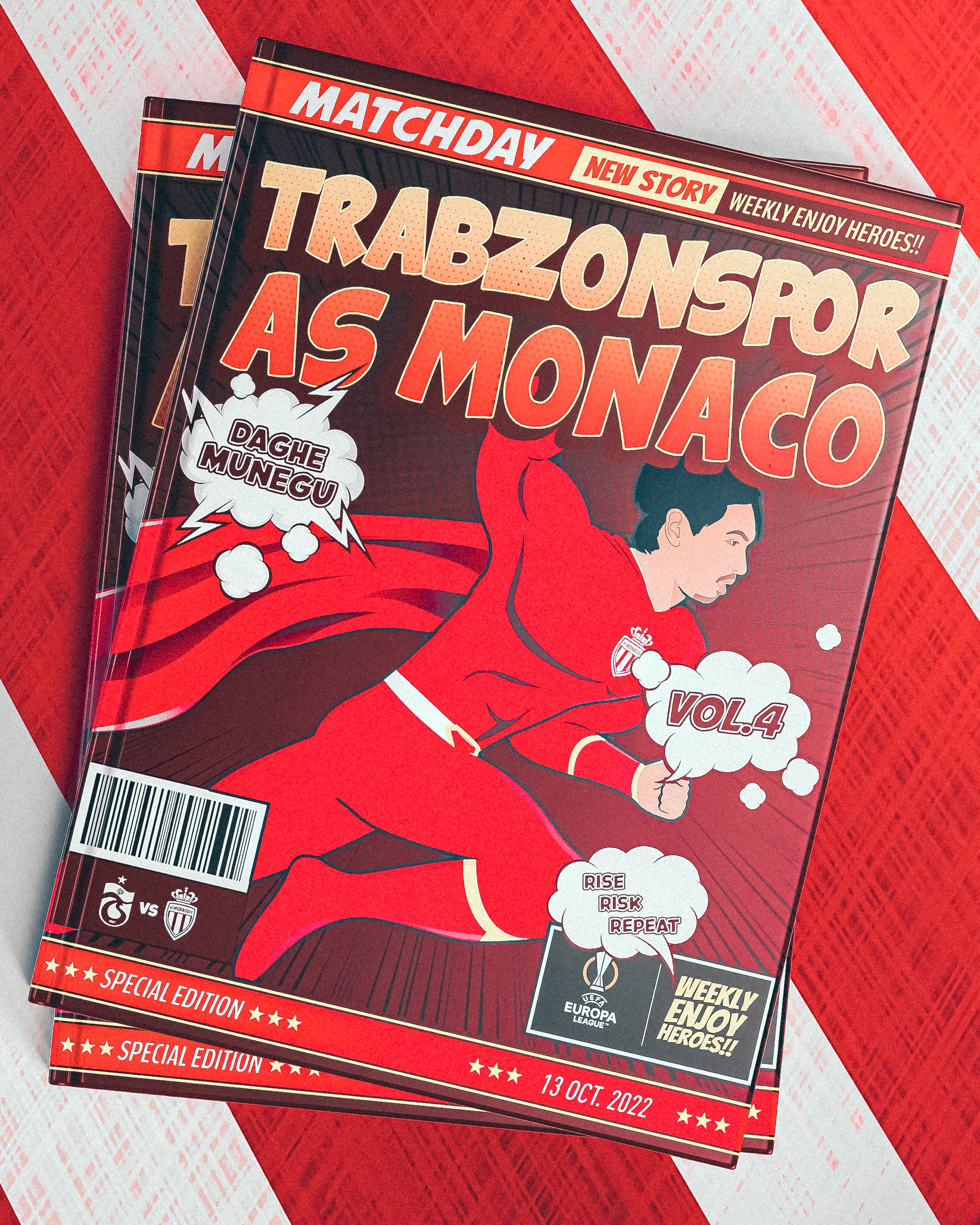 monaco takımının trabzonspor maç paylaşımı