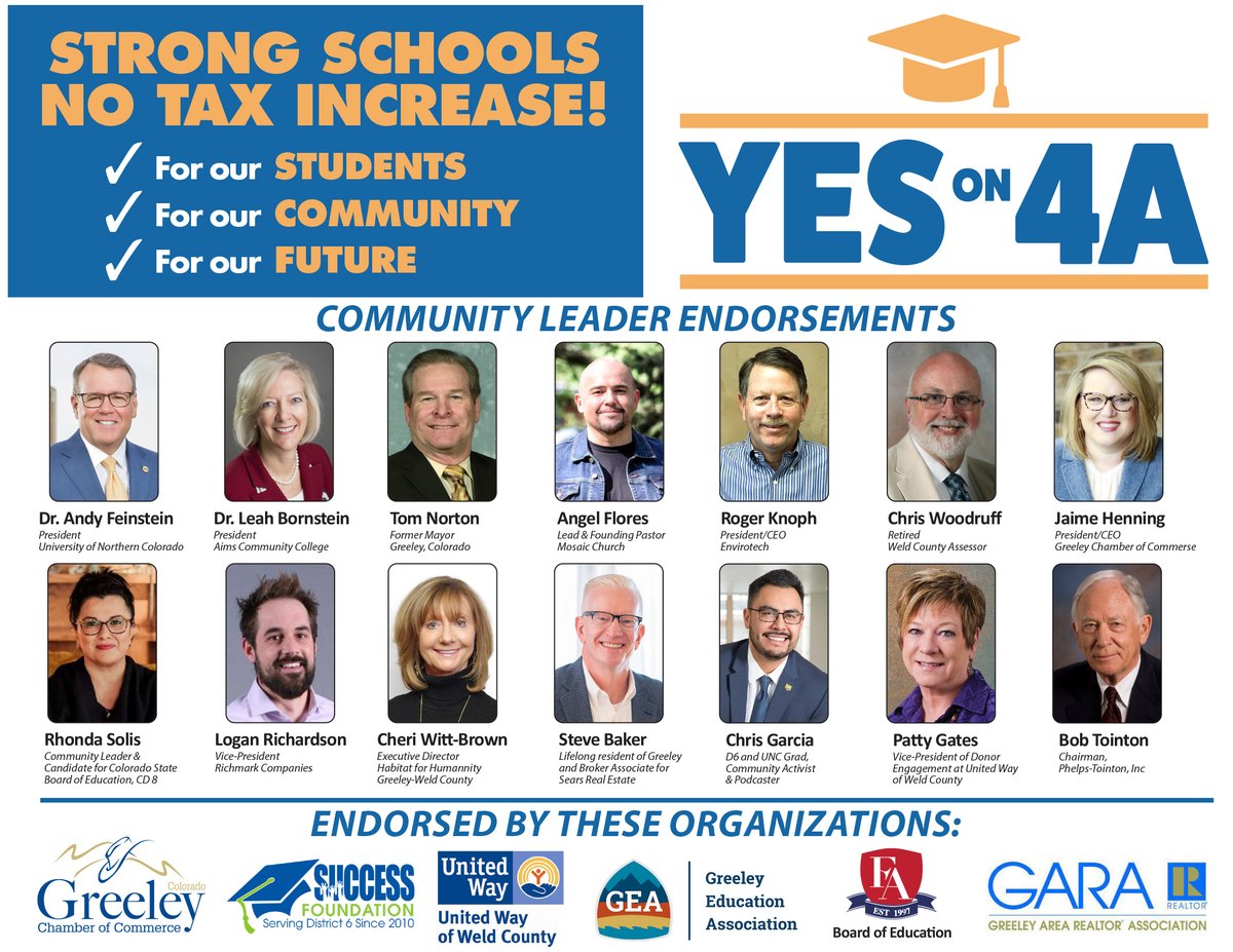 D6greatschools's tweet photo. 🚨🚨 ENDORSEMENT ALERT 🚨🚨 

The Growing Great Schools campaign is composed of educators, community members D6 parents, and staff who believe in supporting our schools! We couldn't continue our successes without the STRONG community and business leaders in our area!

Thank you! https://t.co/7rYIGssuui