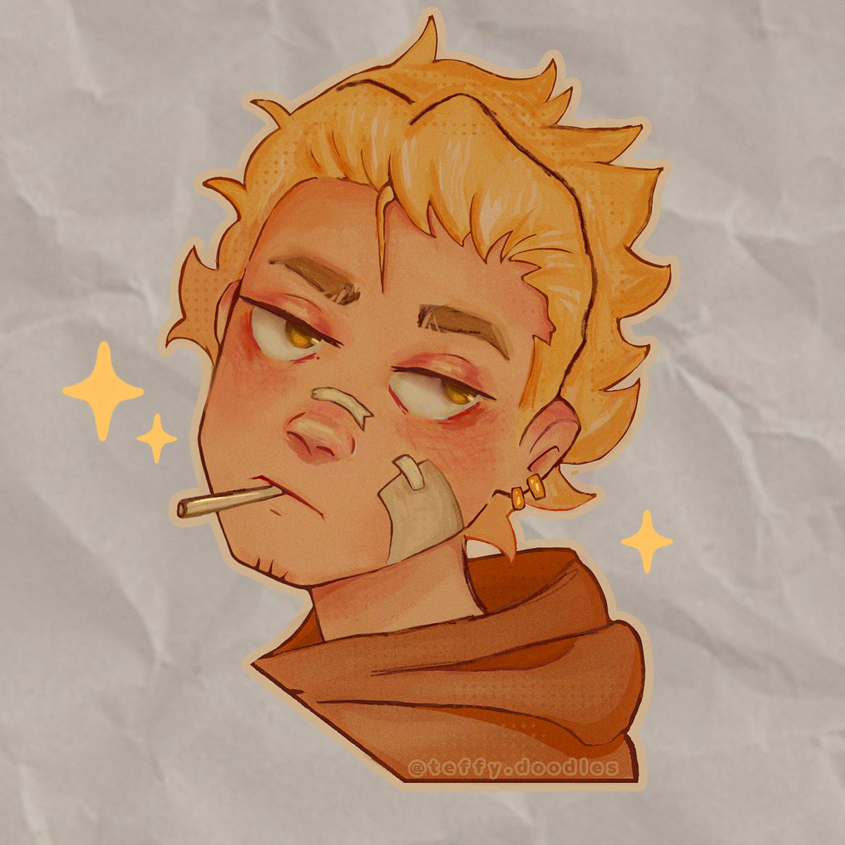 DoodlesTeffy's tweet photo. De tradicional a digital ⭐
Se supone que es un fanart del entrenador Ukai 🧍 https://t.co/yRtf7OHLaH