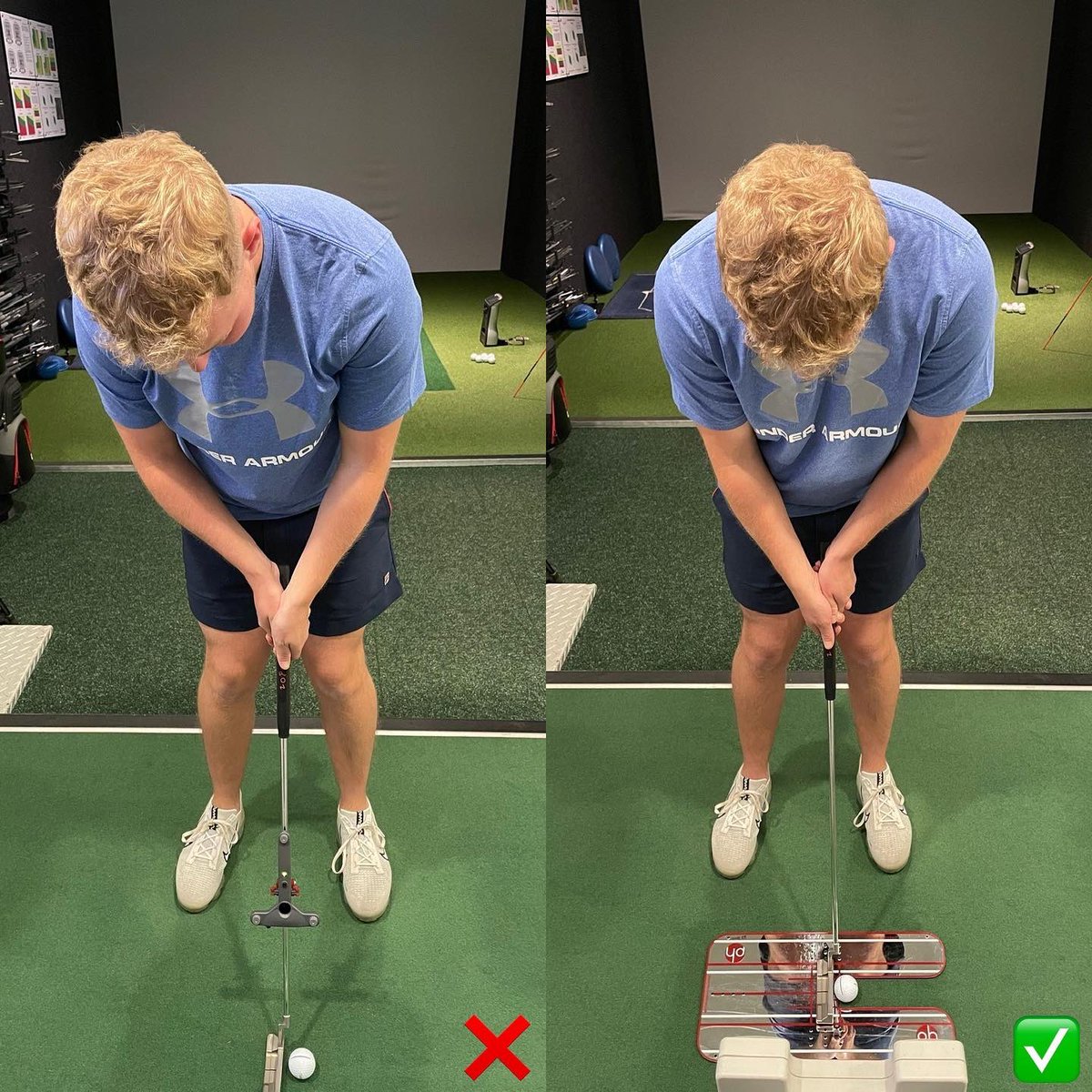 Some huge setup changes this evening with <a href="/SamLudlow18/">Sam Ludlow</a> 
 
✅ Shoulders squared up with a change in hold to help him do this without tension in the body.
✅ Reducing head tilt to get the perception of aim straight instead of 2.5 degrees to the right.