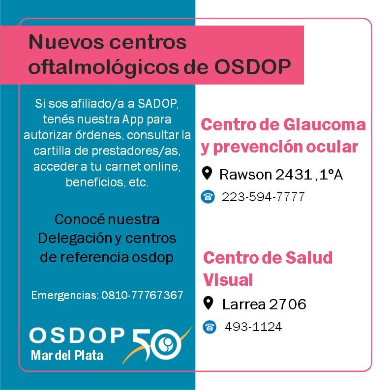 sadopmdp's tweet photo. #Osdop
📱 Si sos afiliado/a a Sadop, para autorizar tus órdenes, consultar la cartilla de OSDOP, beneficios y más! tenés disponible nuestra app.
Instructivo para instalarla👇🏻
https://t.co/CT4QY8eEZX
🤝 Afiliáte a SADOP y OSDOP 👇
https://t.co/OavM0kdNv5
#SomosSADOP https://t.co/N2pszzMTWh
