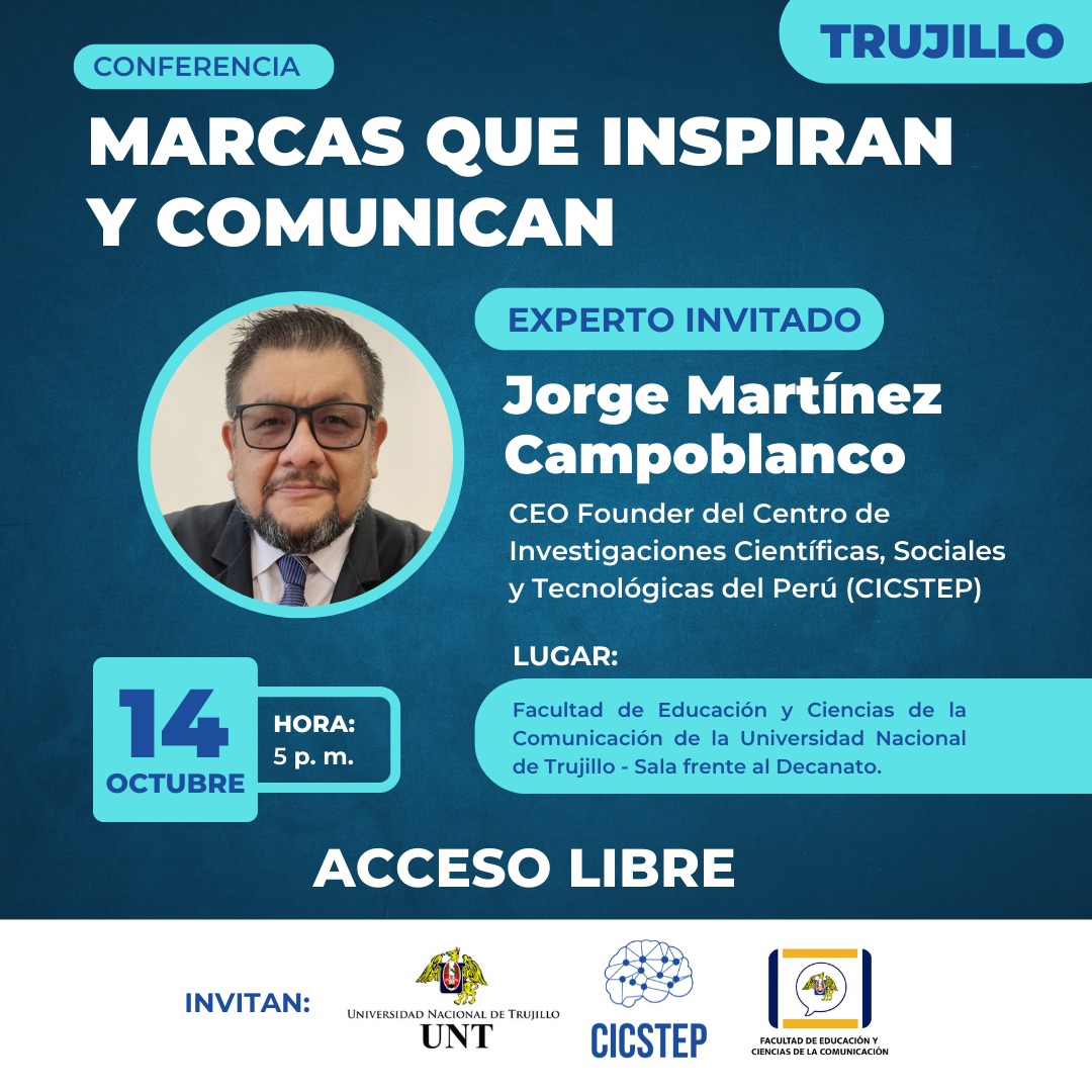 bullyingperu's tweet photo. #Trujillo Este viernes estaremos hablando de Marcas que Inspiran y Comunican en la Facultad de Educación y Ciencias de la Comunicación de la Universidad Nacional de Trujillo. Los esperamos! #CICSTEP #NuestraCasa https://t.co/6mKyCW8pYd