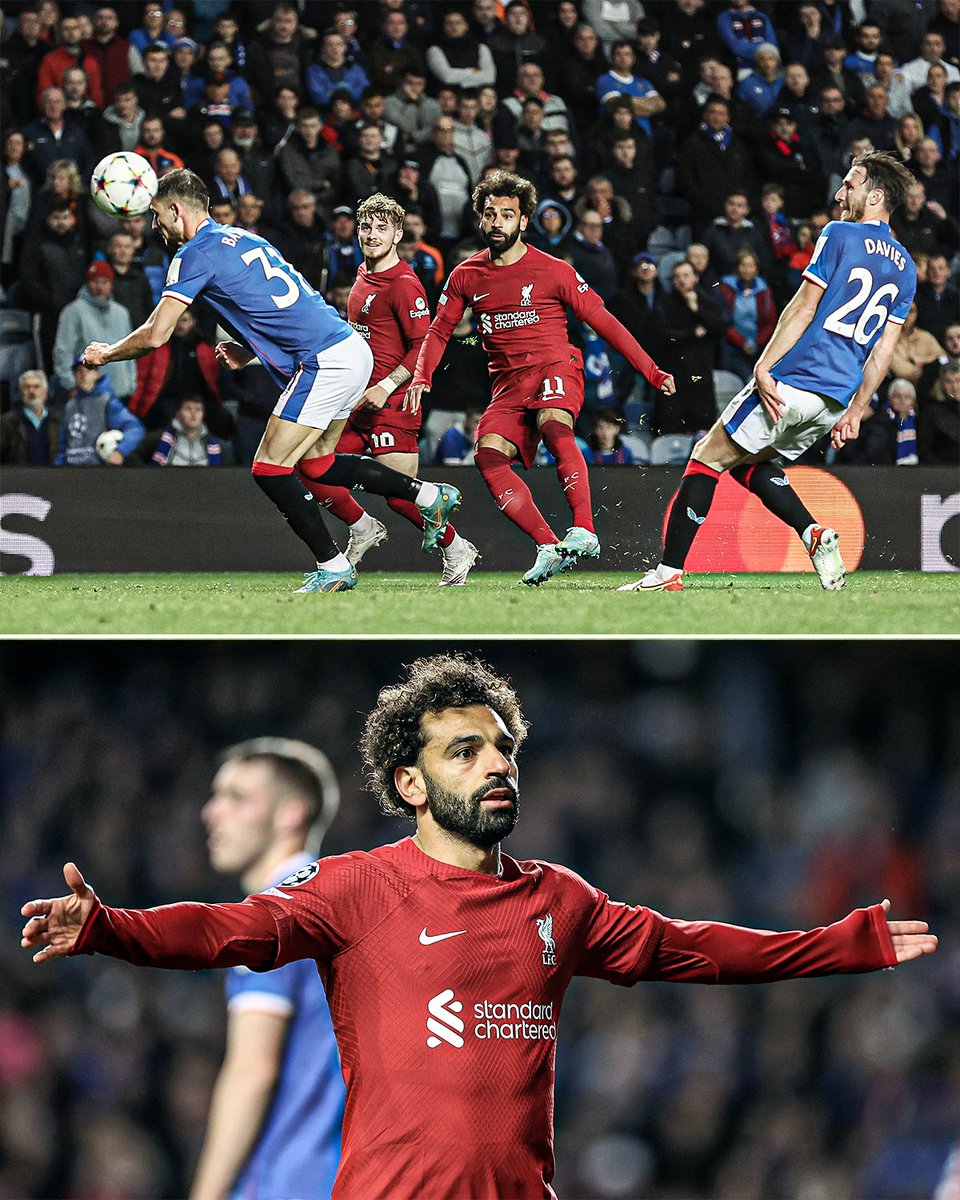 Mo Salah now holds the record for most Champions League goals scored for an English club (38) 😯👏