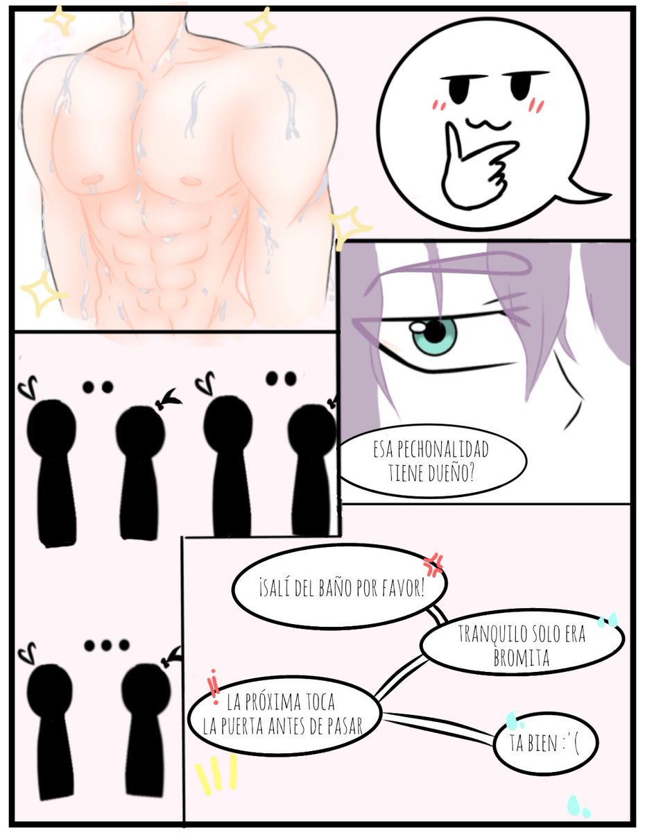 JirikuK's tweet photo. Pequeño cómic que hice por el aburrimiento,además de que le pasa algunas veces a mi oc xD 
. 
. 
. 
Pd:el Noah se me quedo medio bizco en el tercer dibujo (si no me equivoco) pero se hizo lo que se pudo para que quede igualito :'[ https://t.co/L4cmCT9XZu
