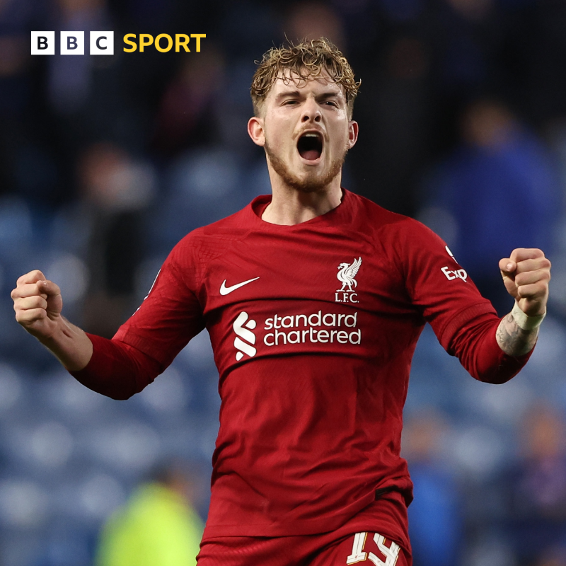 BBCSport's tweet photo. 🪄 Firmino masterclass

⏰ Salah scores fastest-ever #UCL hattrick

☝️ Elliott's first Champions League goal

WHAT a night for Liverpool! 🔴

#RANLIV #BBCFootball