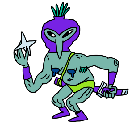 「troll ninja 」|daveのイラスト