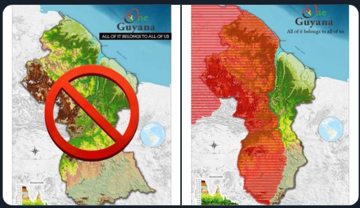 Así es el Mapa de Guyana! HAZLO VIRAL #12Oct #MiMapa