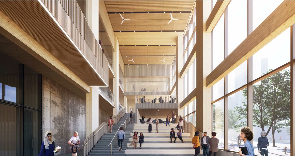 George Brown’s previously awarded mass timber building shortlisted for a new honour @GBCollege @moriyamateshima buff.ly/3yyAFEq #actonostryarchitectsinc #building #georgebrowncollege #honour #limberlostplace #masstimber #moriyamateshimaarchitects #sustainable