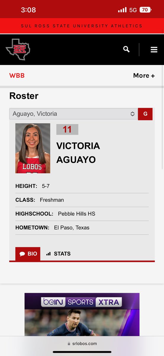So proud of you 🥰🤩 can’t wait to watch you play! Countdown is on to the start of season ⛹🏻‍♀️🏀 #SRSU #BasketballMom @SRSU_WBB @Sul_Ross