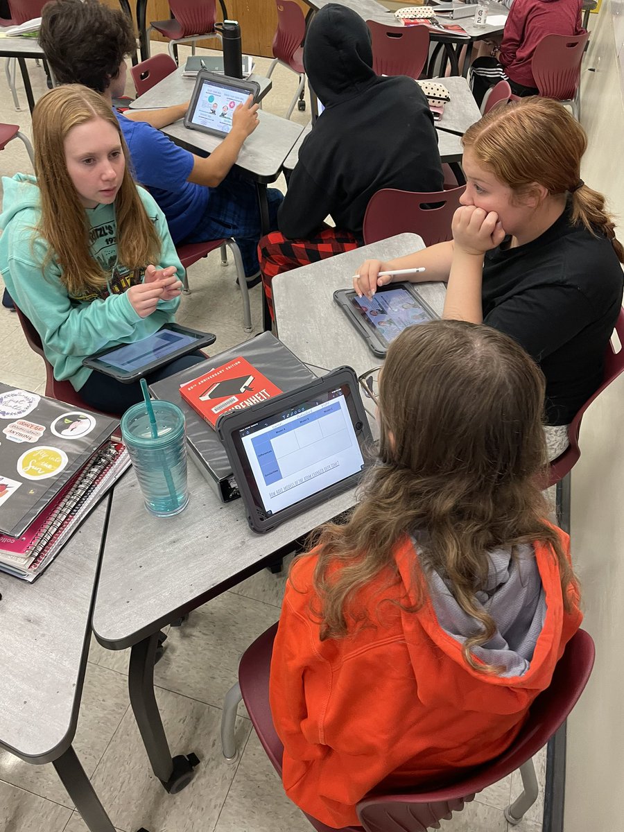 MrPropson's tweet photo. Evaluating similarities and differences of atomic models!
1) Partner inquiry 🧐
2) Small group share-out 🗣 
3) Candy (not pictured) because we had 8AM cravings 🍬 https://t.co/RhbvFKVlG9