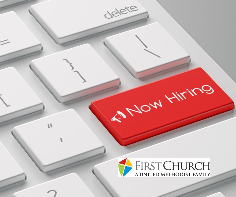 FUMCLawrence's tweet photo. Join our team!  Visit our employment page for details. https://t.co/esUZSy1mvP https://t.co/x83vLX07eT
