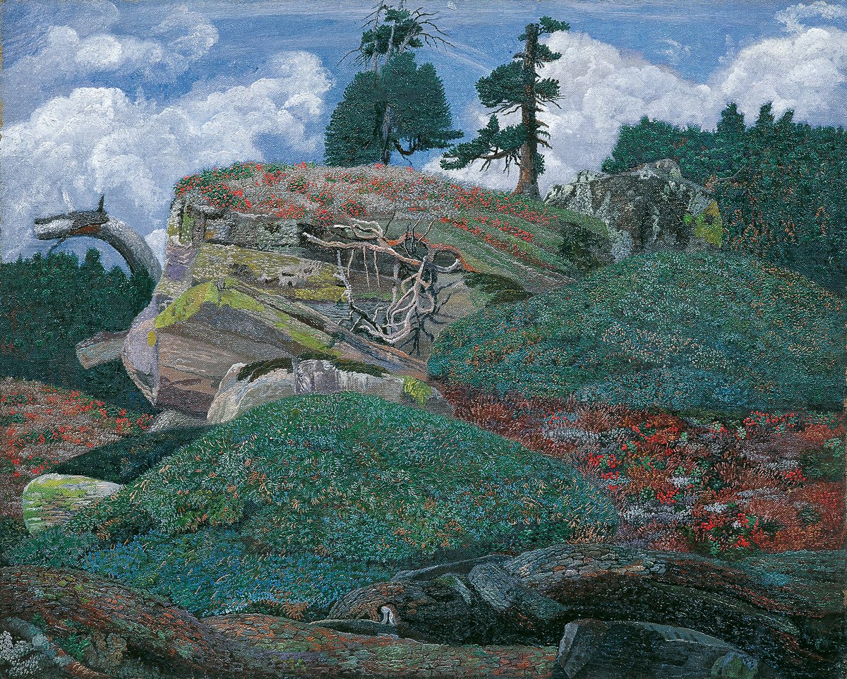 Homo_Curiosum's tweet photo. Karl Mediz (Austrian, 1868–1945)
Landschaft mit Felsen
Date 1905
oil on canvas , 40 x 50 cm
Private collection
#Impressionism #Masterpieces #Museo #Landscape #Art #Kunst #FineArts #Paintings #Peinture #ArtHistory #Artwork #Mediz #AustrianArt https://t.co/OhX1Ke6Ka2