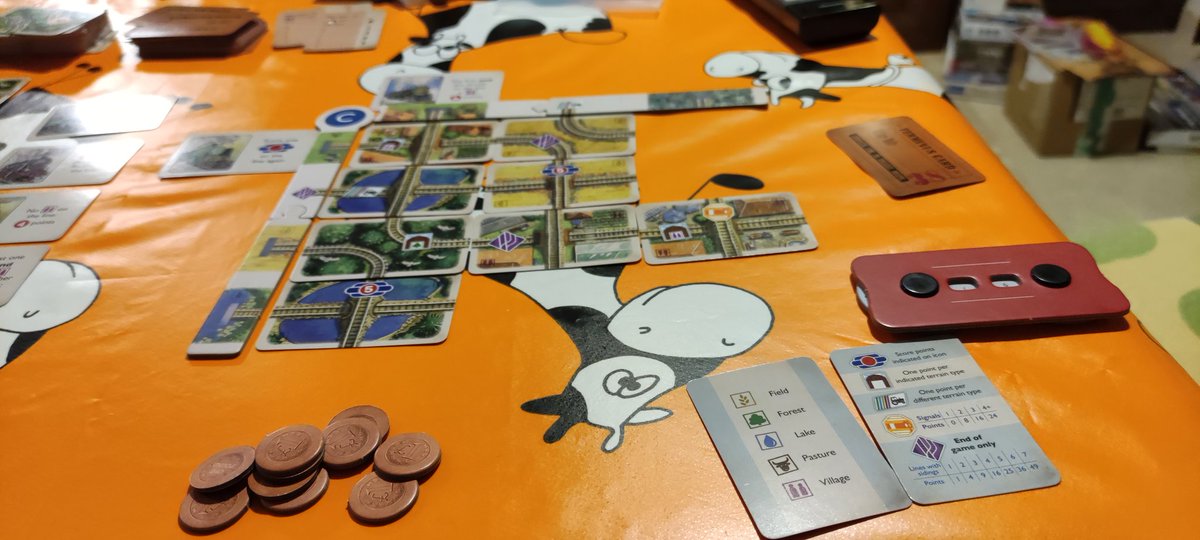 juanfran's tweet photo. Toda la esencia de un juego de trenes en una cajita pequeñita. Me ha sorprendido este village rails. #essen22
#SPIEL22 @OspreyGames https://t.co/nhbGM4WIvc