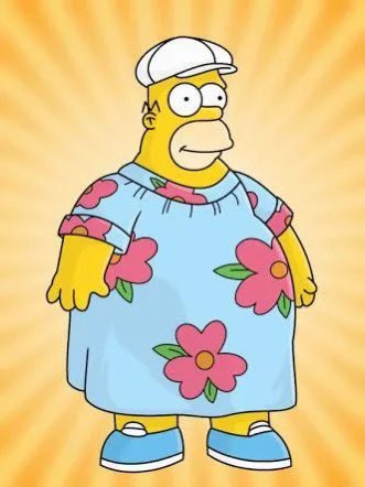 PoLeWitt's tweet photo. His top looks like that moomoo dress thing that Homer Simpson wore. #BodySOS https://t.co/2BlU8R6zOF